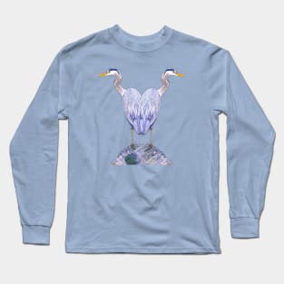 A heart for herons Long Sleeve T-Shirt